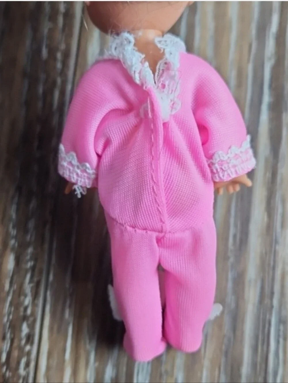 Vintage Friend of Kelly Barbie Doll Pink Pajamas